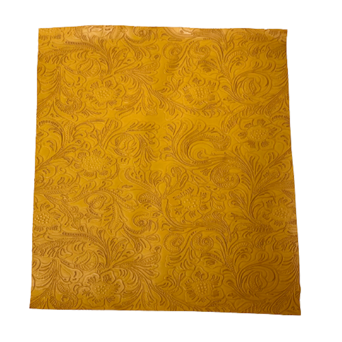 Western Floral PU Faux Leather Vinyl Fabric | Spandex Palace