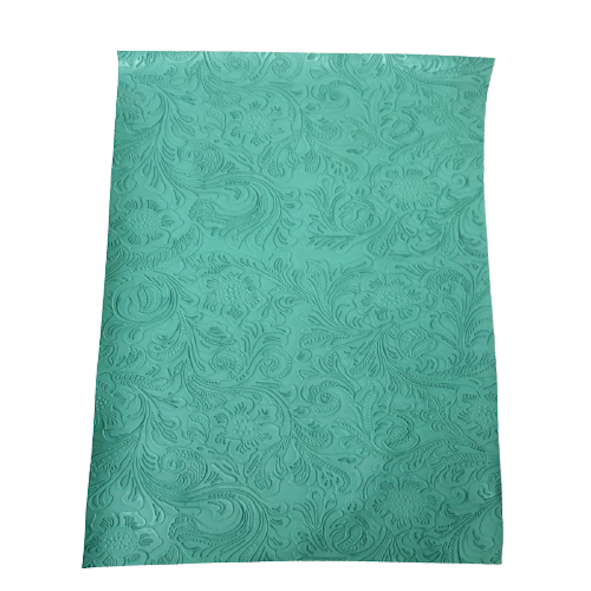 Western Floral PU Faux Leather Vinyl Fabric | Spandex Palace