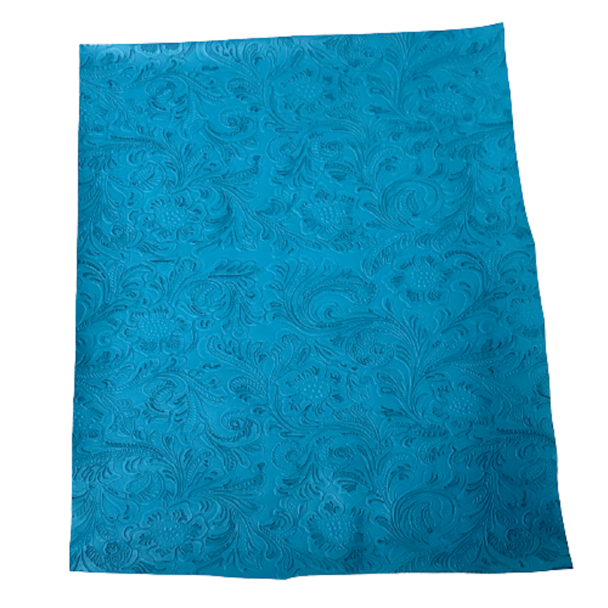 Western Floral PU Faux Leather Vinyl Fabric | Spandex Palace