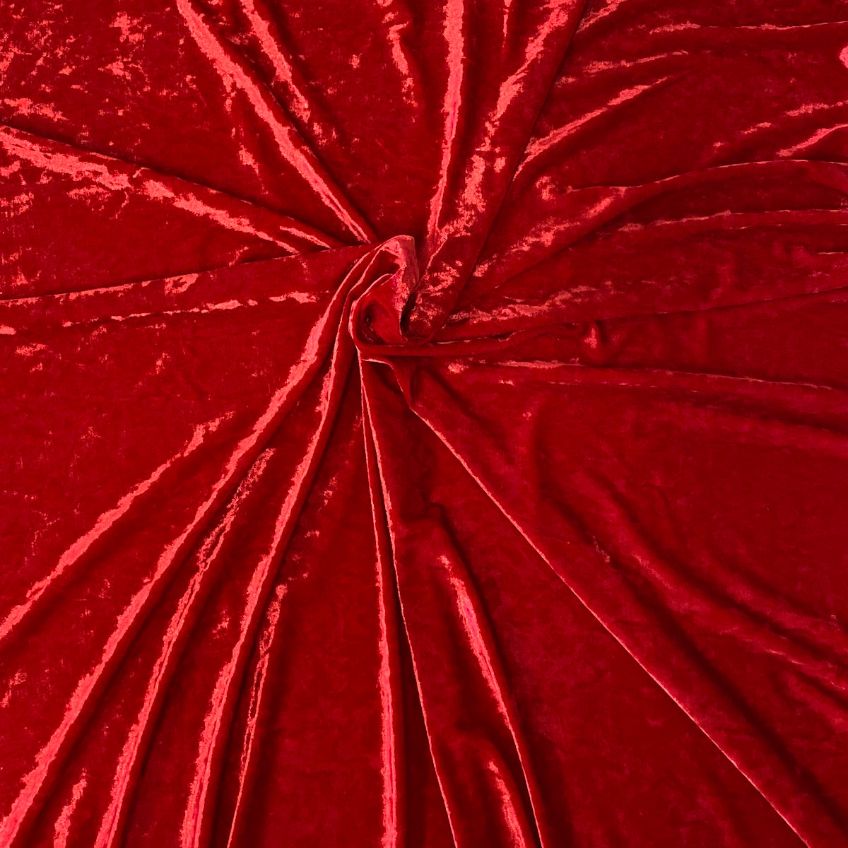 Crushed Stretch Velvet Fabric