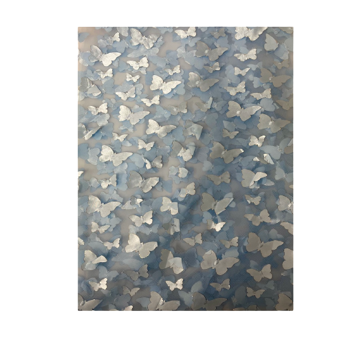 3D Butterfly Embroidered Satin Lace Fabric | Spandex Palace