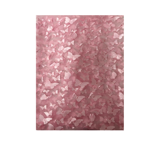 3D Butterfly Embroidered Satin Lace Fabric | Spandex Palace