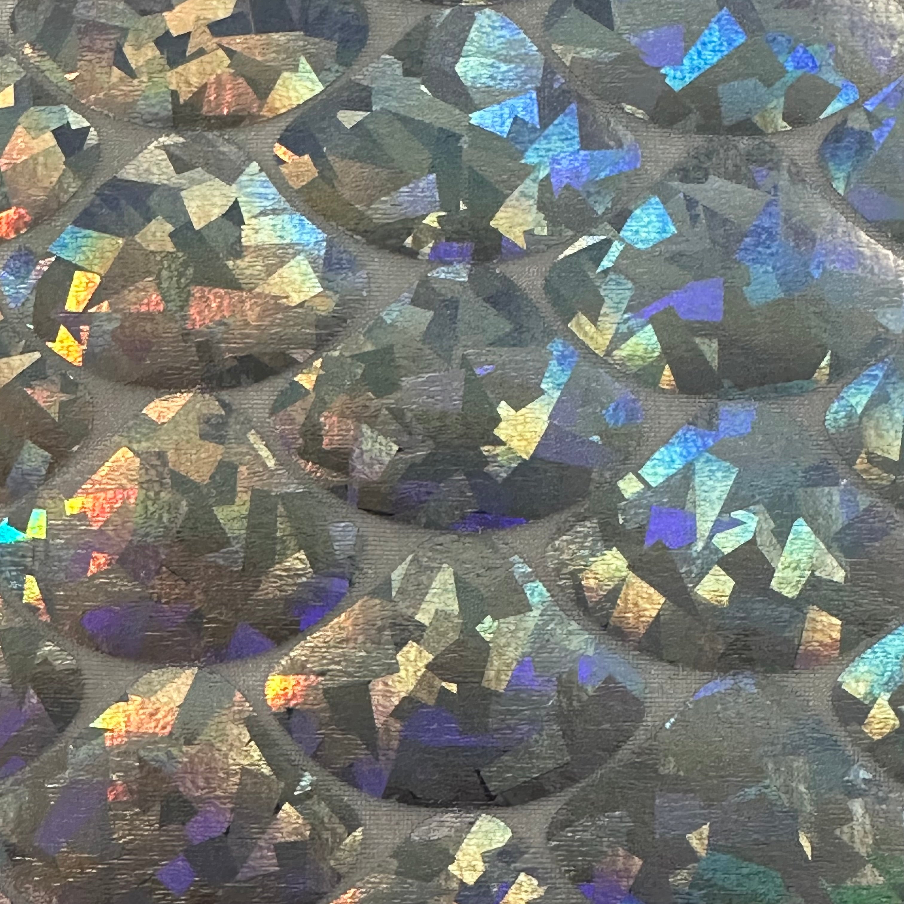 4 Way Stretch Big Mermaid Shell Hologram Fabric | Spandex Palace White Silver