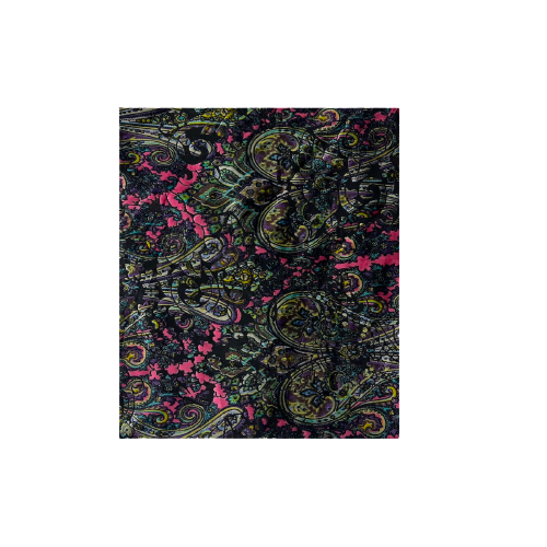 Sur Multicolor Burnout Stretch Velvet Fabric | Spandex Palace