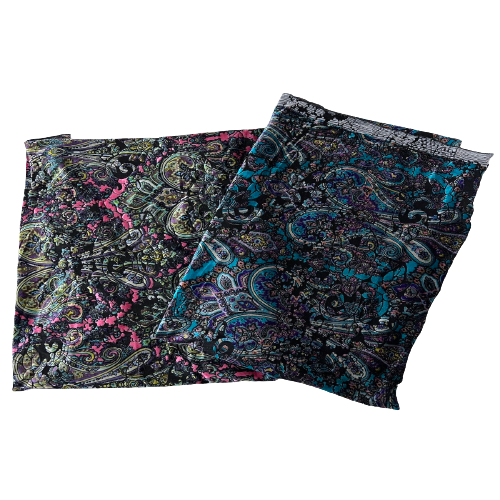 Sur Multicolor Burnout Stretch Velvet Fabric | Spandex Palace