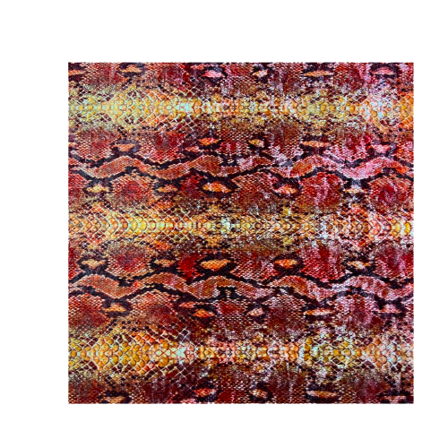 Snakeskin Printed Stretch Velvet | Spandex Fabric