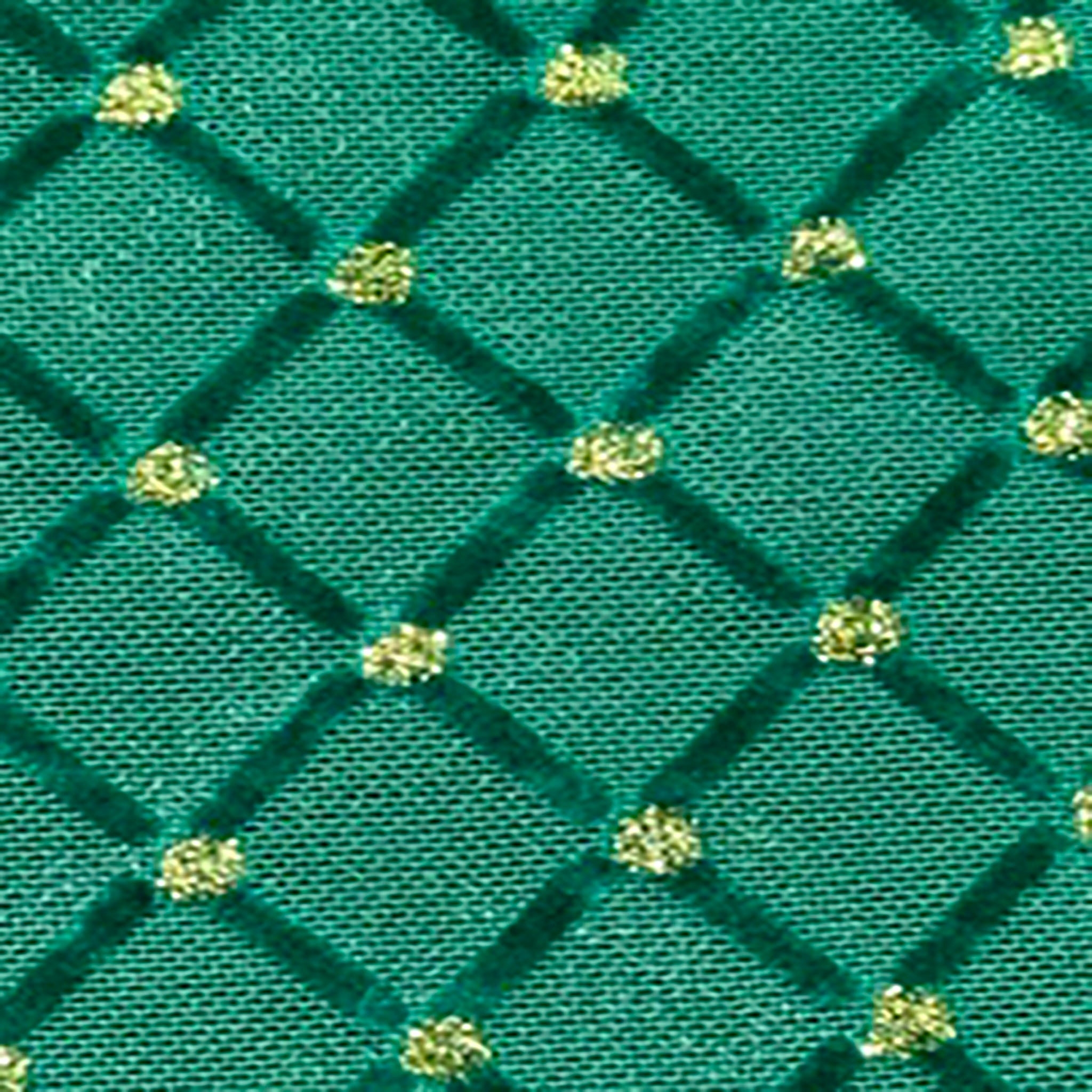 Flocked Polyester Mesh Fabric With Glitter | Spandex Palace Green