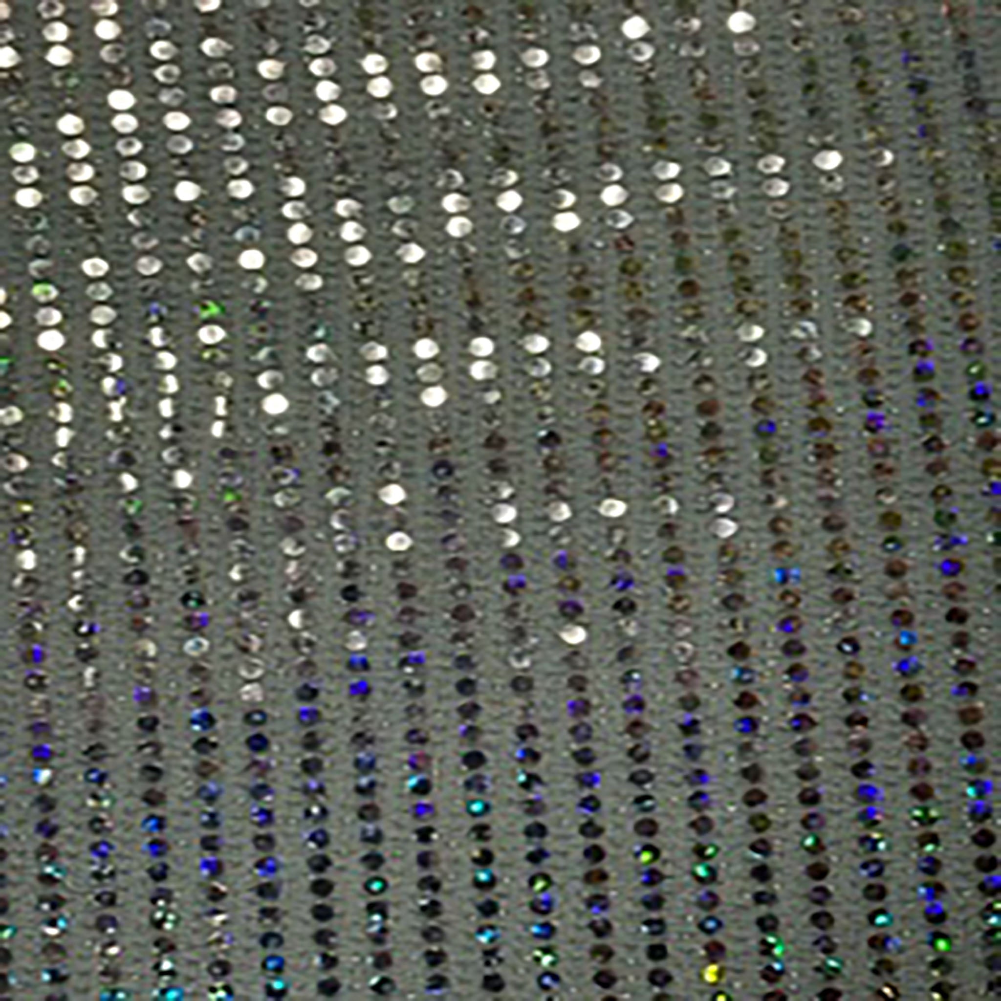 4 Way Stretch Polyester Spandex Stripe Sequin Fabric | Spandex Palace Blue /illusion