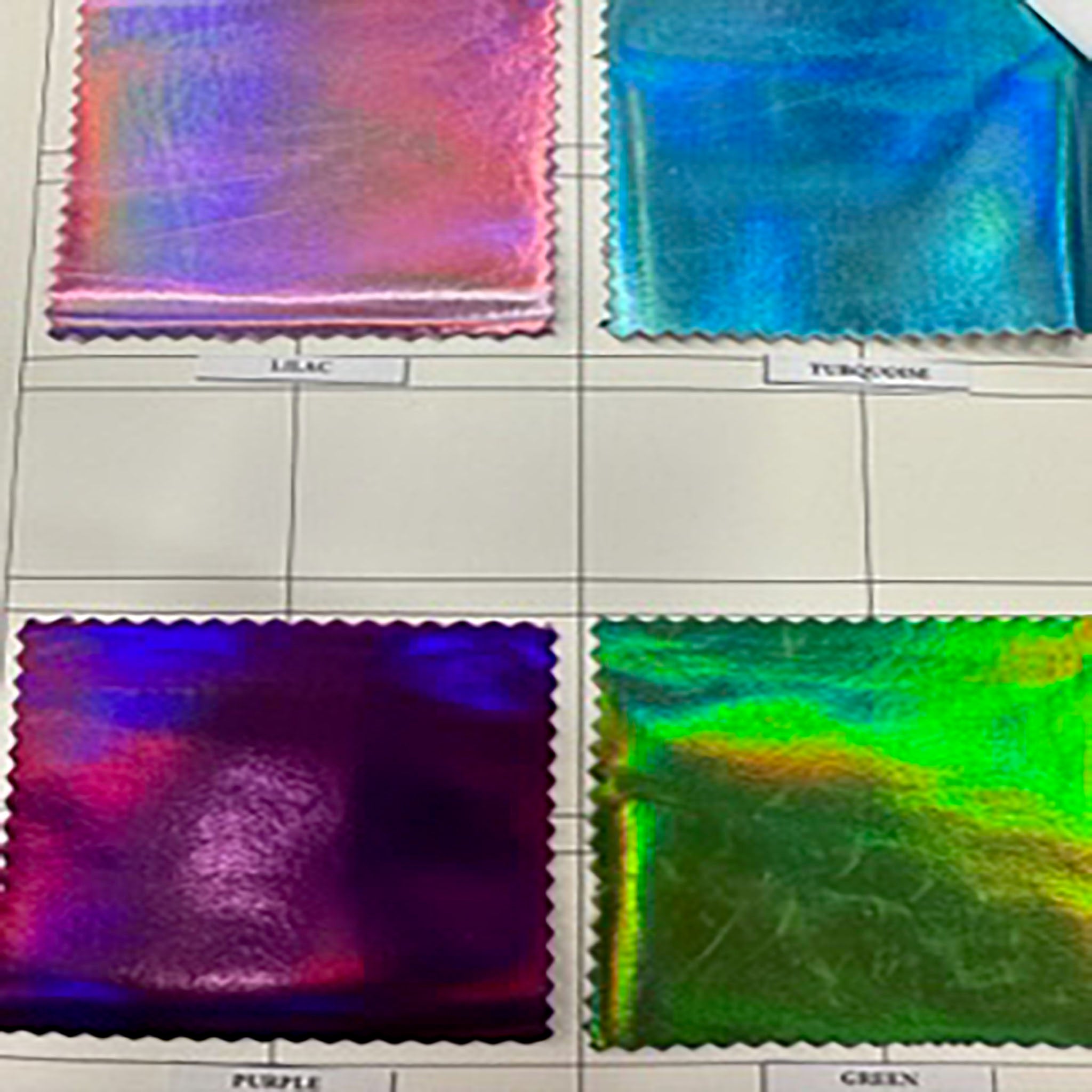 Stretch Polyester Spandex Polyurethane Coated Hologram color card | Spandex Palace Page 2