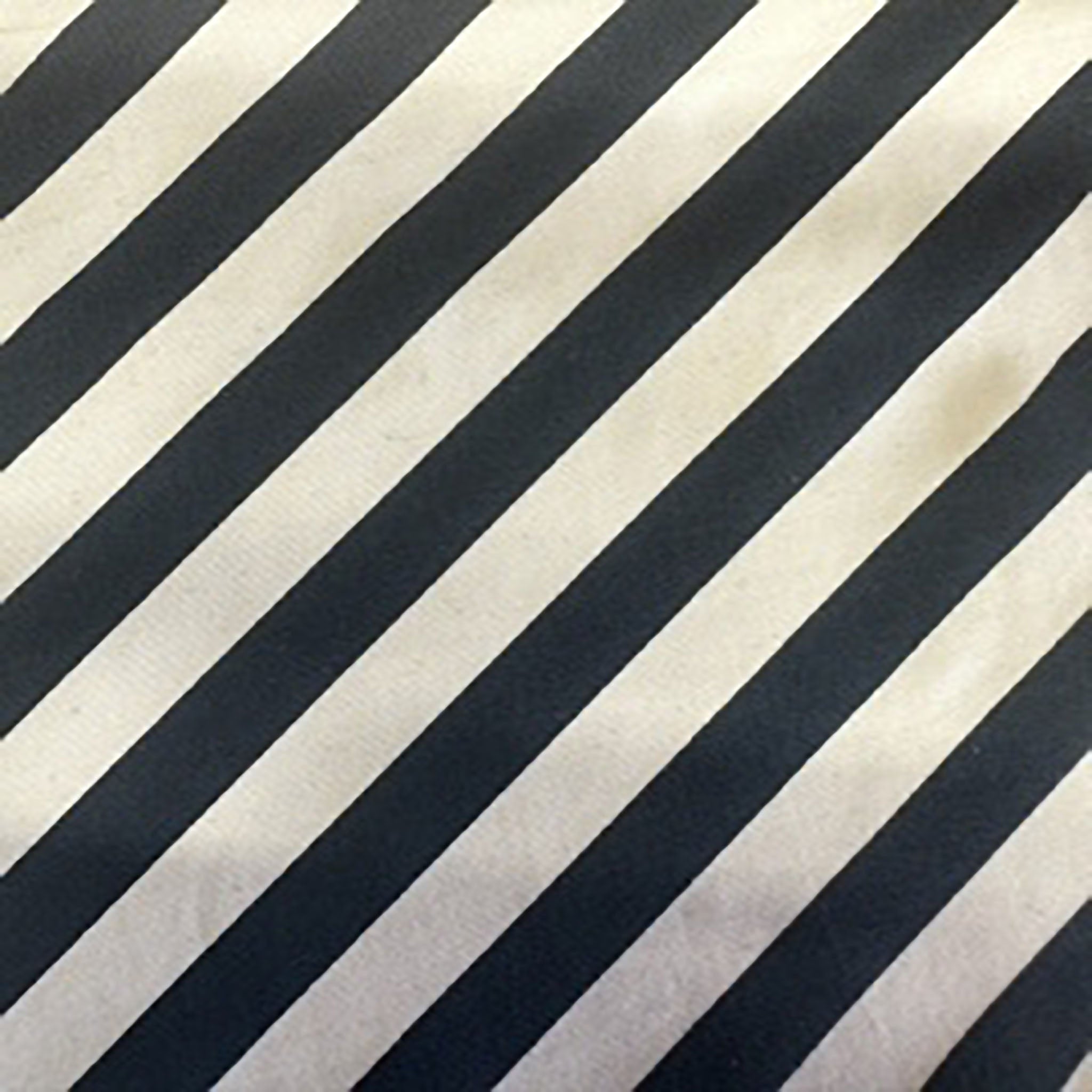 4 Way Stretch Polyester Spandex Diagonal Srtipe | Spandex Palace Off White Navy