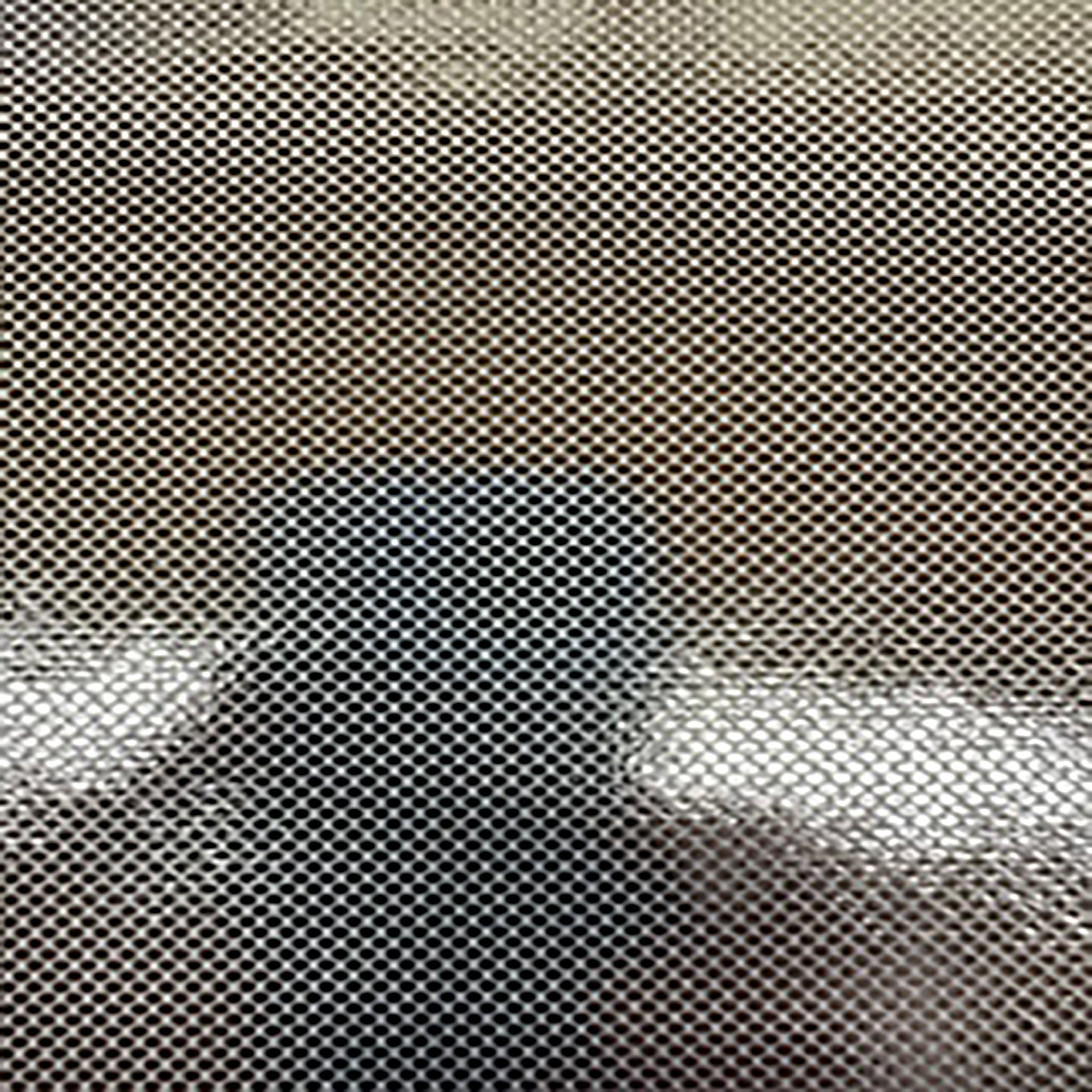 4 Way Stretch Nylon Spandex Fabric  Perfect Dot Foil | Spandex Palace White