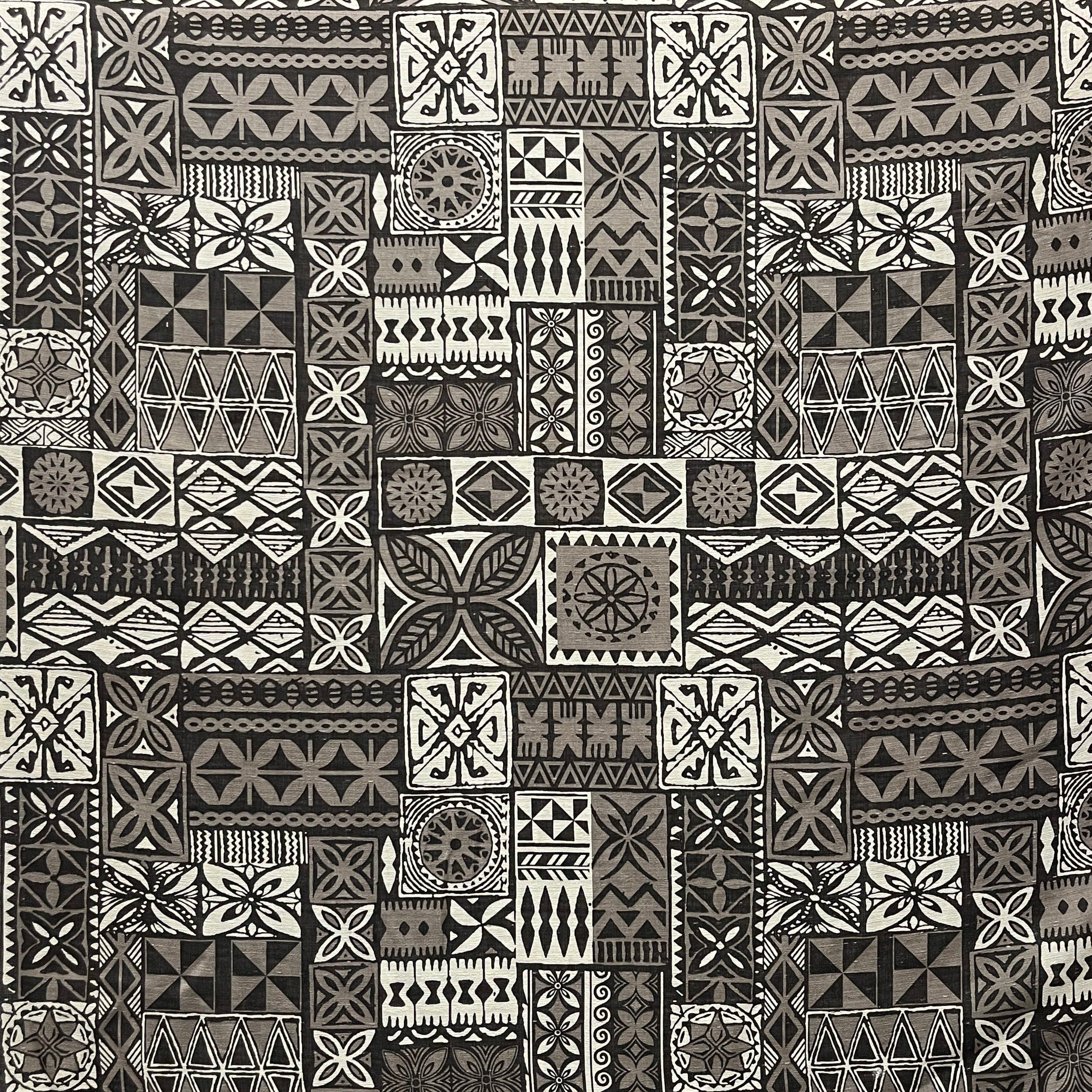 Polynesian Tapa Fabric | Light Barkcloth | Spandex Palace