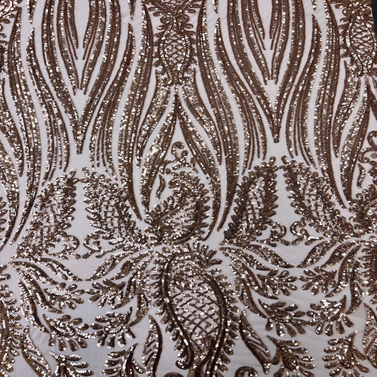 Nebill Stretch Sequins Lace Fabric | Spandex Palace