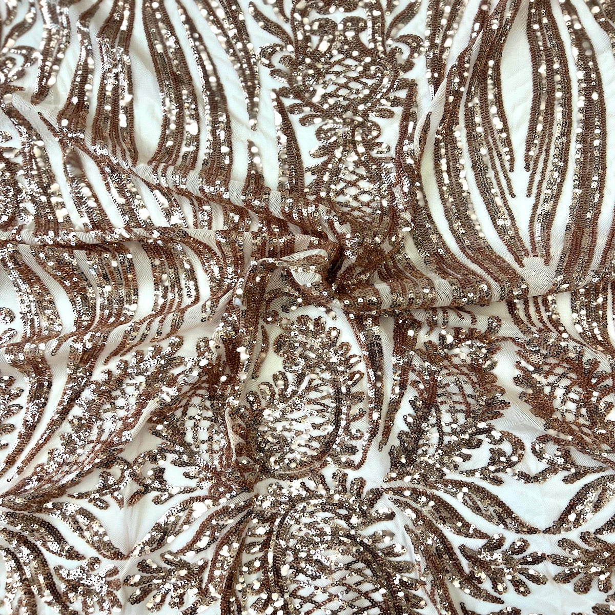 Nebill Stretch Sequins Lace Fabric | Spandex Palace