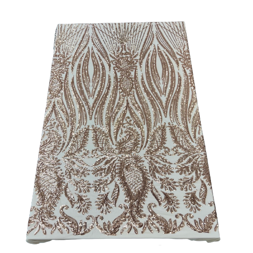 Nebill Stretch Sequins Lace Fabric | Spandex Palace