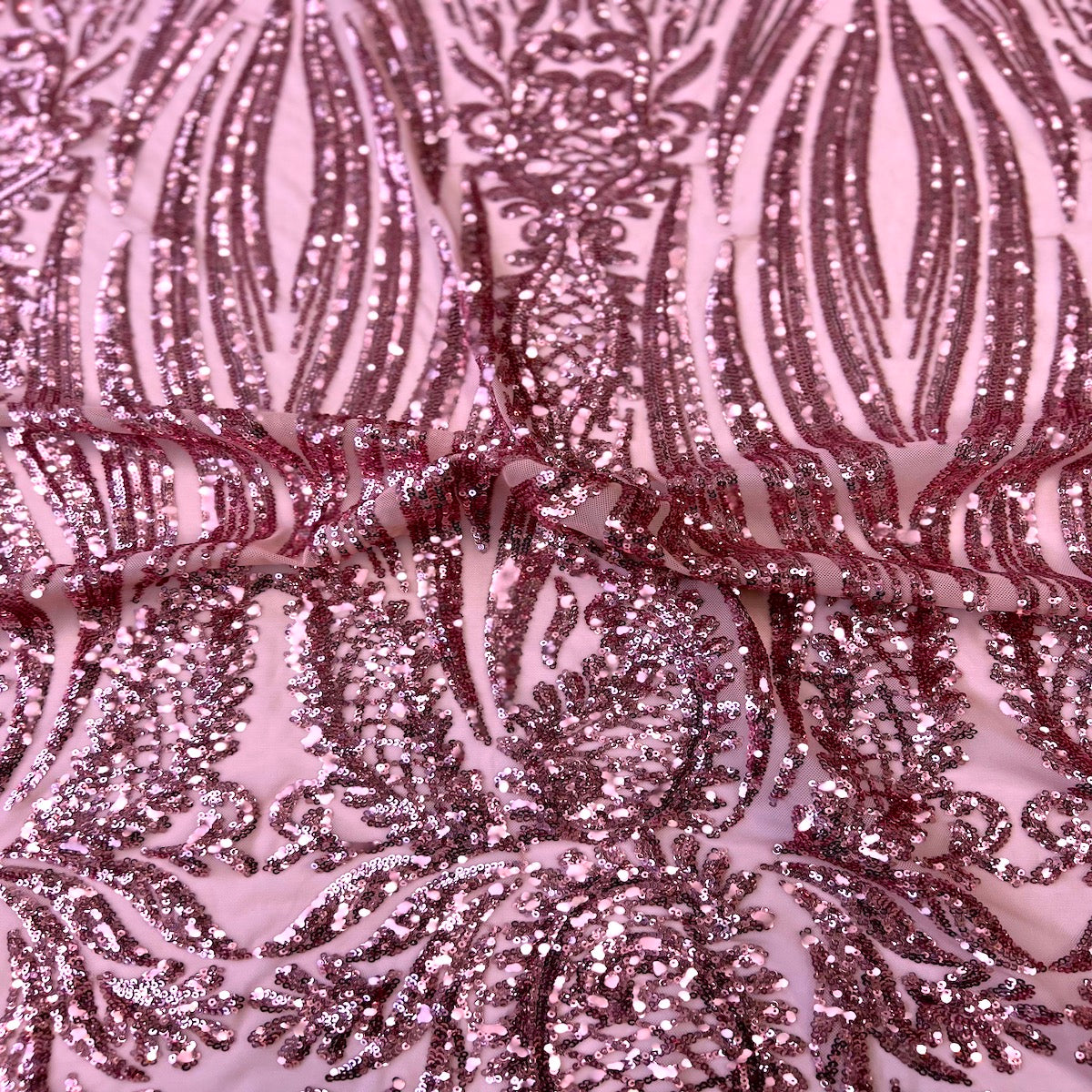 Nebill Stretch Sequins Lace Fabric | Spandex Palace