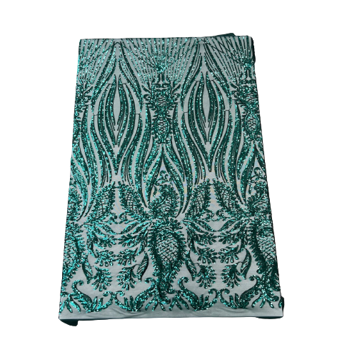 Nebill Stretch Sequins Lace Fabric | Spandex Palace