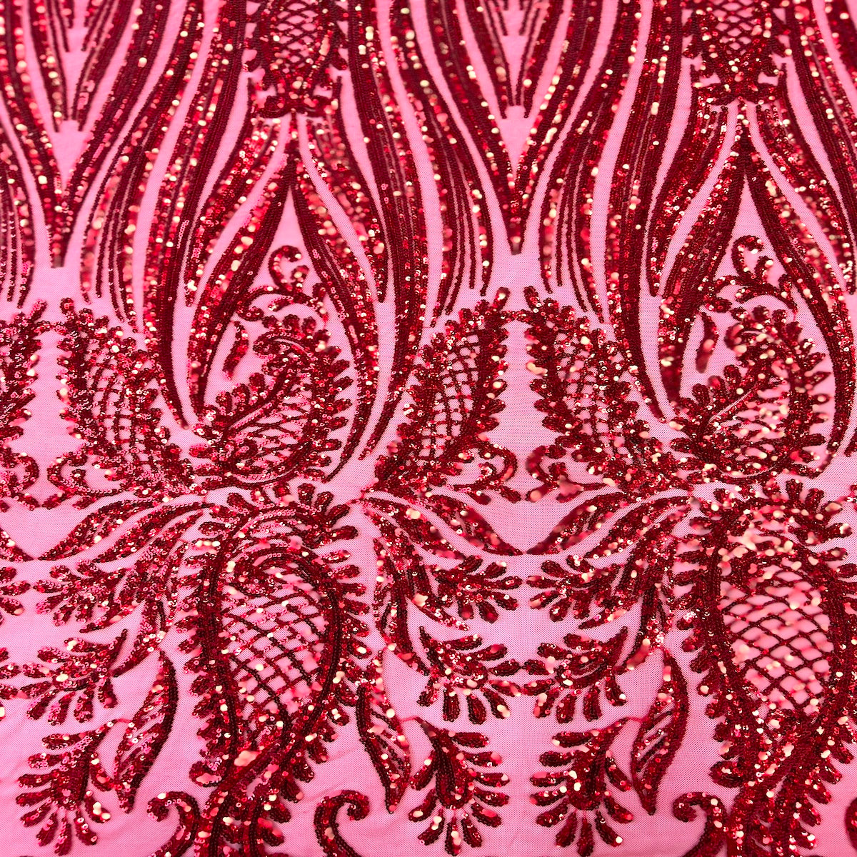 Nebill Stretch Sequins Lace Fabric | Spandex Palace