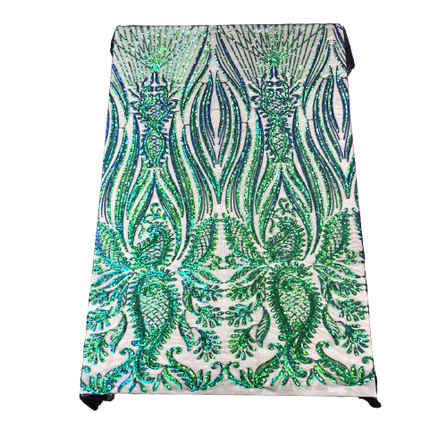 Nebill Stretch Sequins Lace Fabric | Spandex Palace
