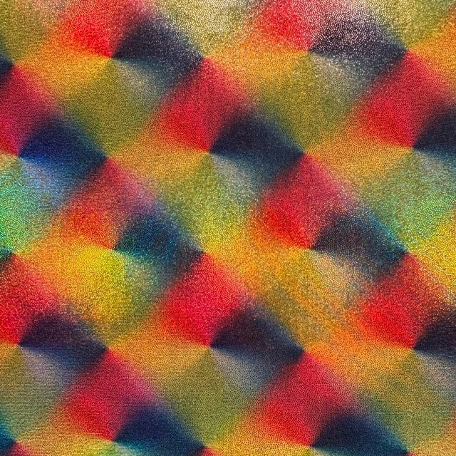 4 Way Stretch Poly Spandex  Fabric Diamond Rainbow Digital Design | Spandex Palace Rainbow