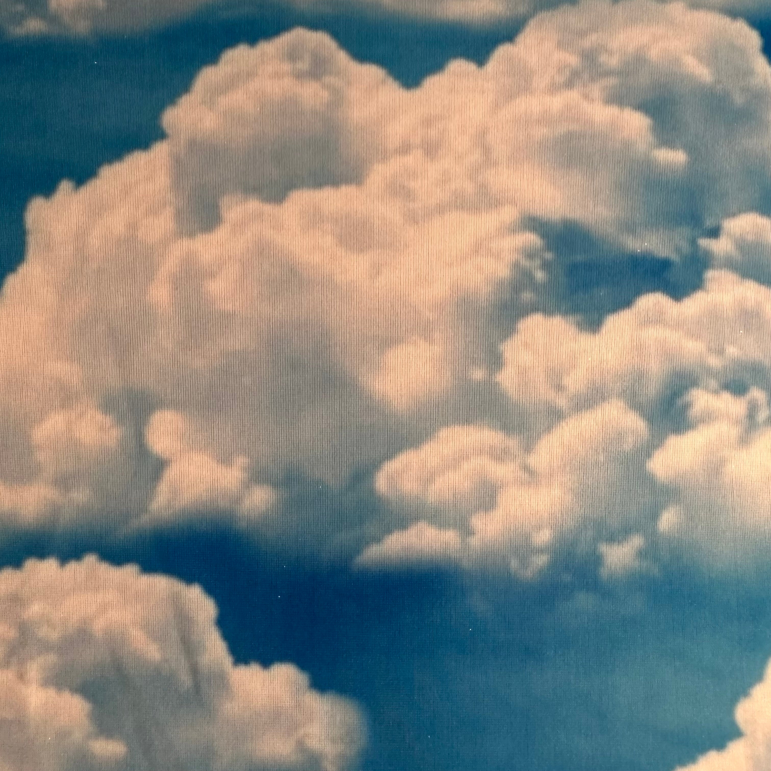 4 Way Stretch Polyester Spandex Fabric  Sky Cloud | Spandex Palace Blue