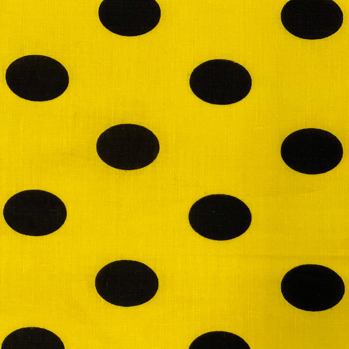 Big Polka Dot Printed Poly Cotton Fabric | Spandex Palace