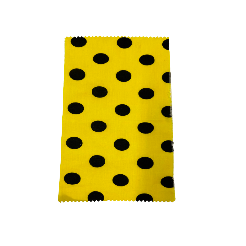 Big Polka Dot Printed Poly Cotton Fabric | Spandex Palace