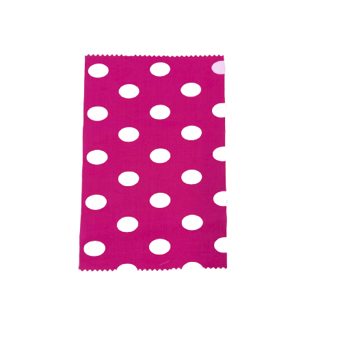 Big Polka Dot Printed Poly Cotton Fabric | Spandex Palace
