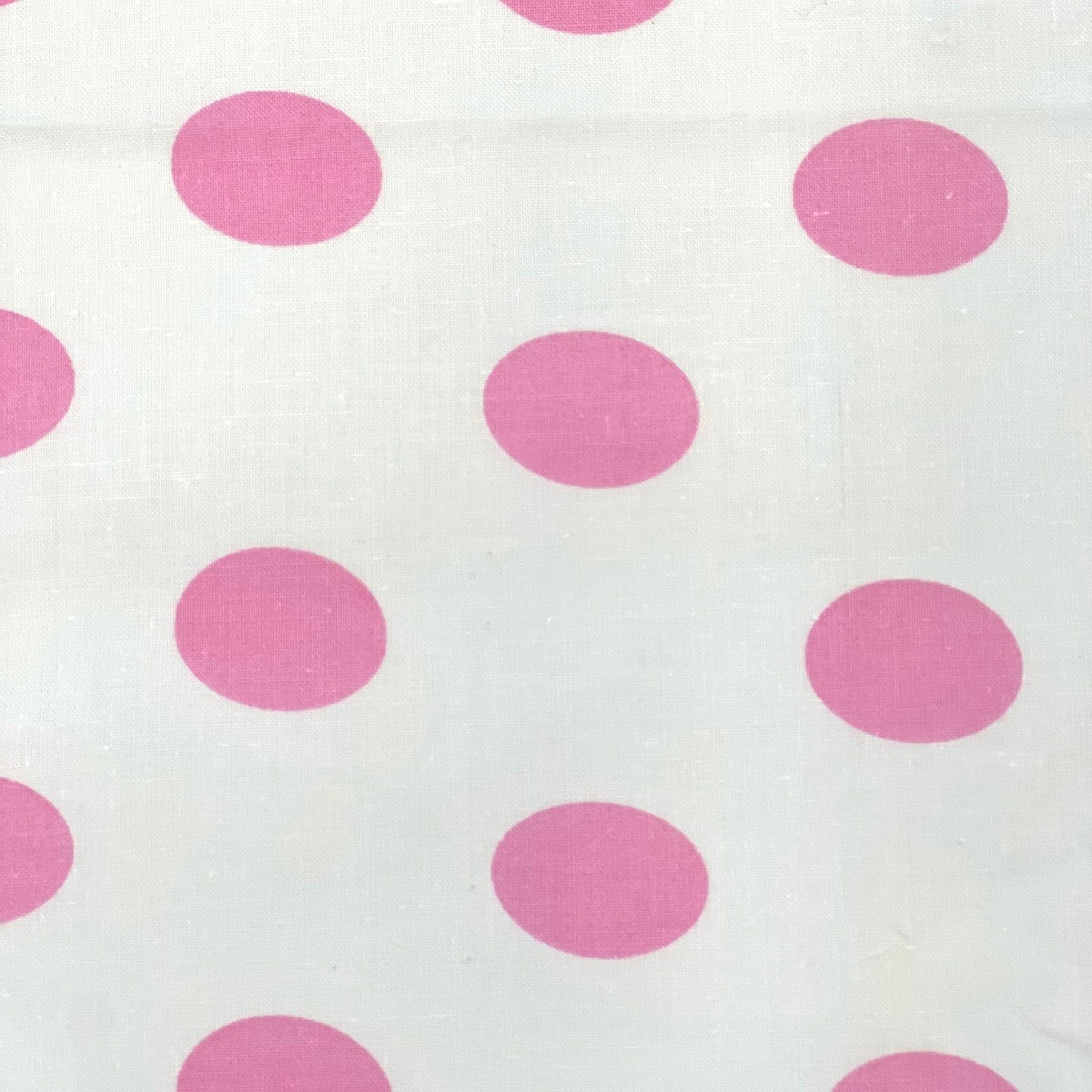 Big Polka Dot Printed Poly Cotton Fabric | Spandex Palace