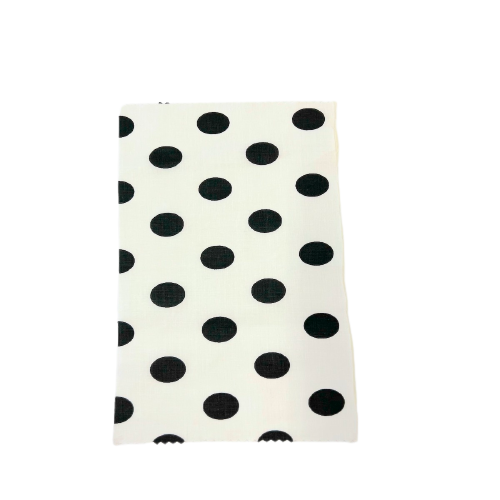 Big Polka Dot Printed Poly Cotton Fabric | Spandex Palace