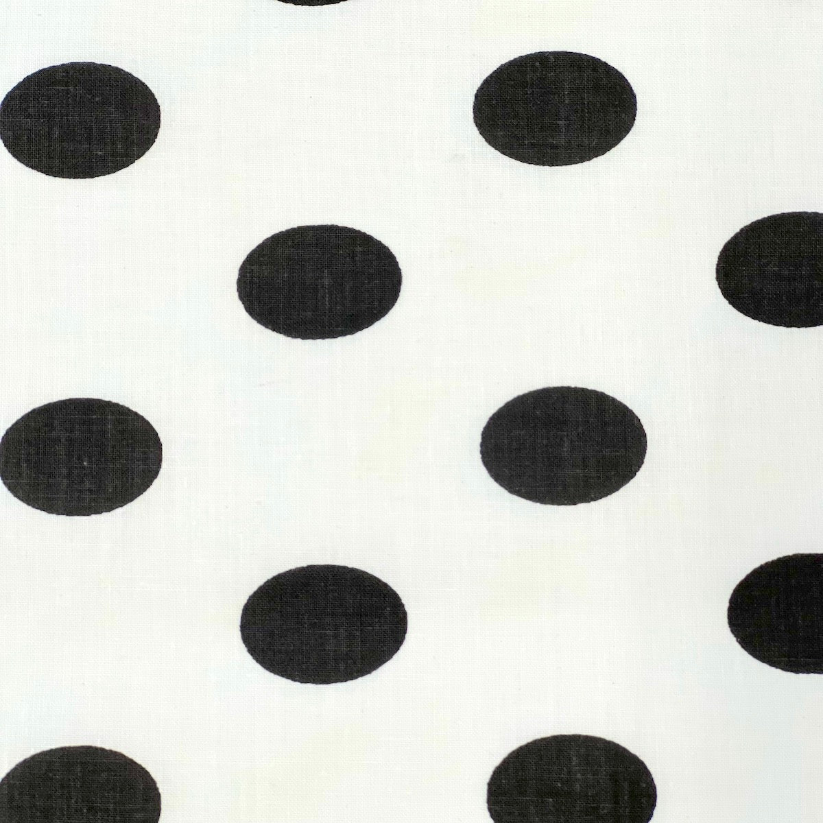 Big Polka Dot Printed Poly Cotton Fabric | Spandex Palace