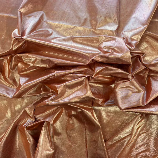Metallic Dupioni Faux Silk Fabric