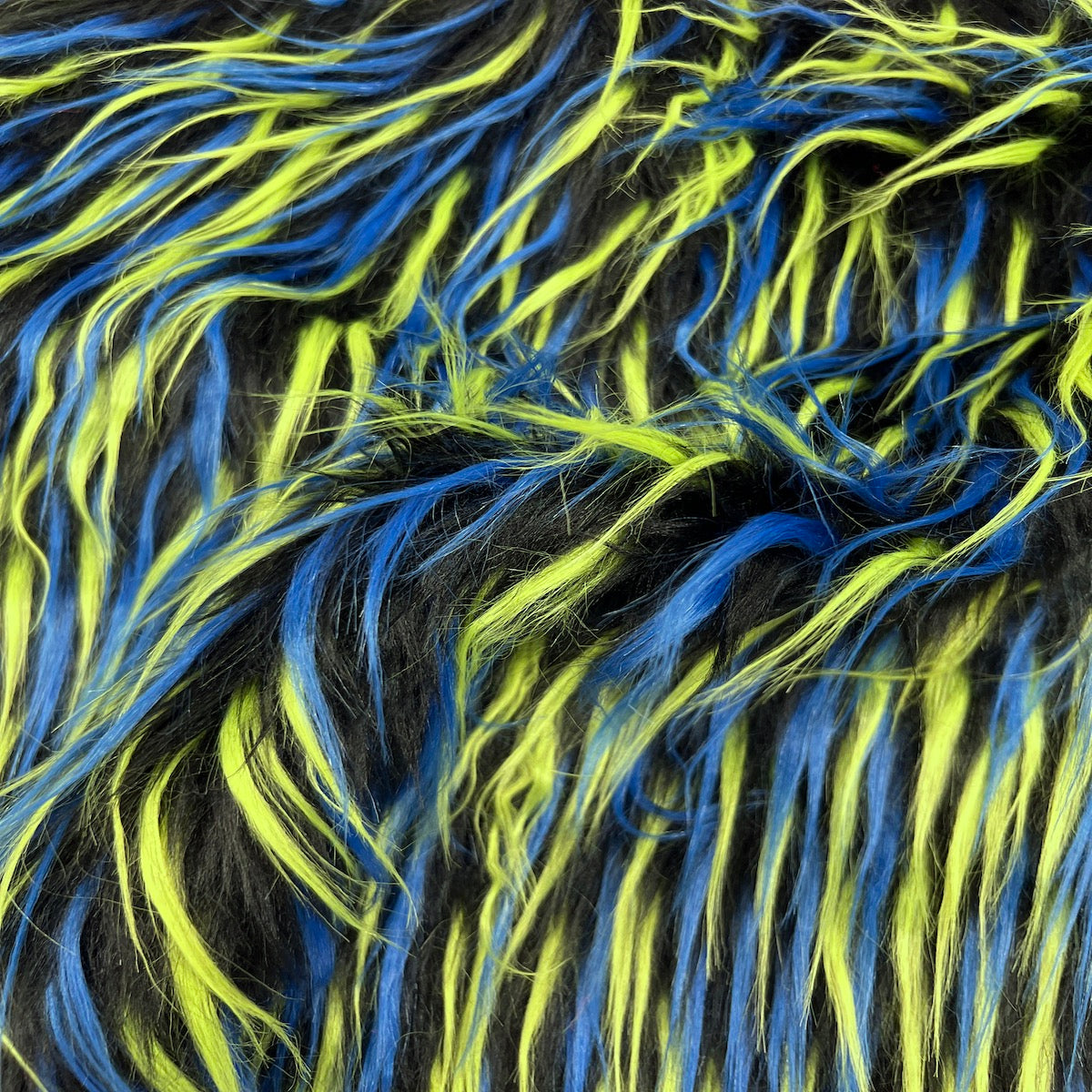 Three Spike Shaggy Faux Fur Fabric | Spandex Palace