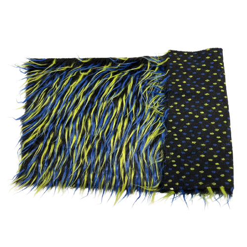 Three Spike Shaggy Faux Fur Fabric | Spandex Palace