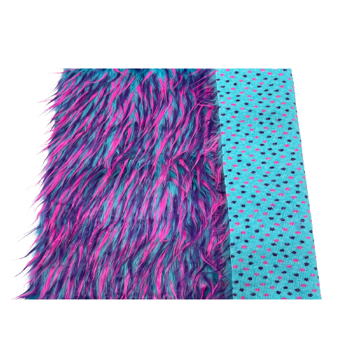 Three Spike Shaggy Faux Fur Fabric | Spandex Palace