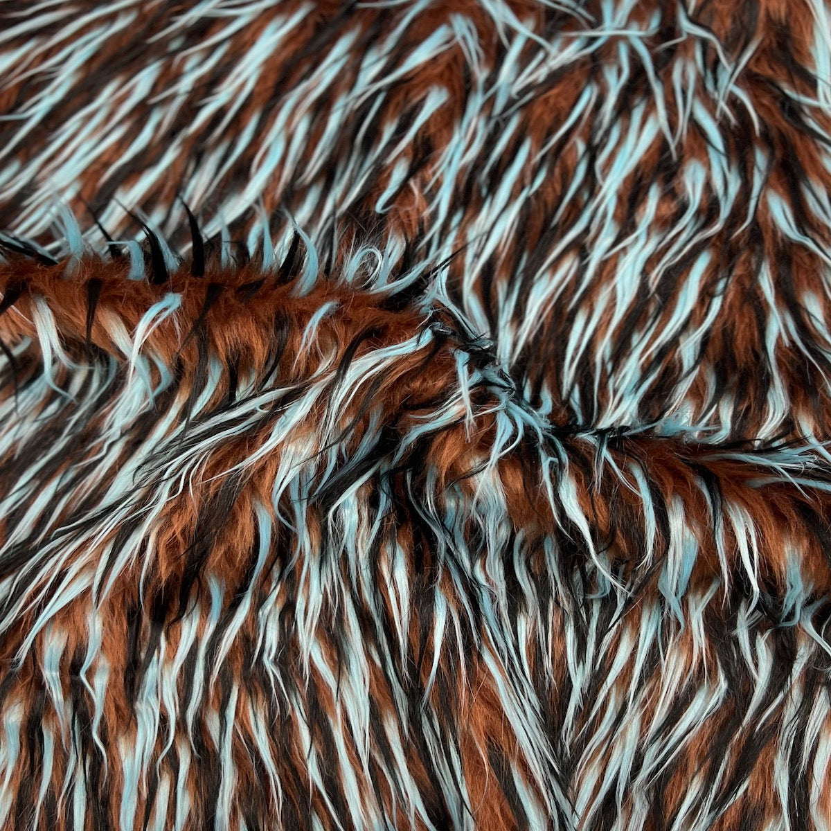 Three Spike Shaggy Faux Fur Fabric | Spandex Palace