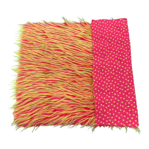 Three Spike Shaggy Faux Fur Fabric | Spandex Palace