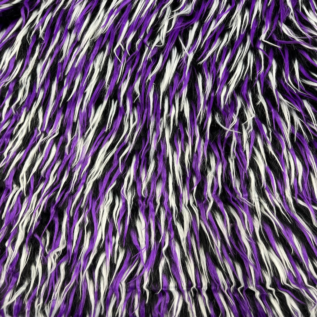Three Spike Shaggy Faux Fur Fabric | Spandex Palace