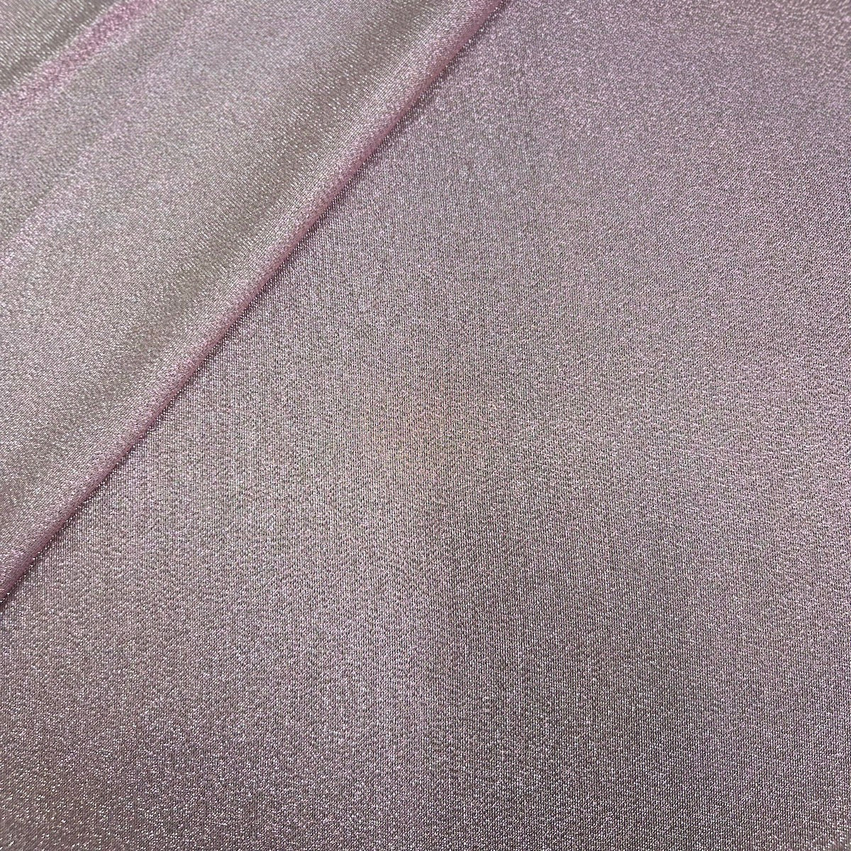 Iridescent Glitter Lurex Faux Satin Fabric | Spandex Palace