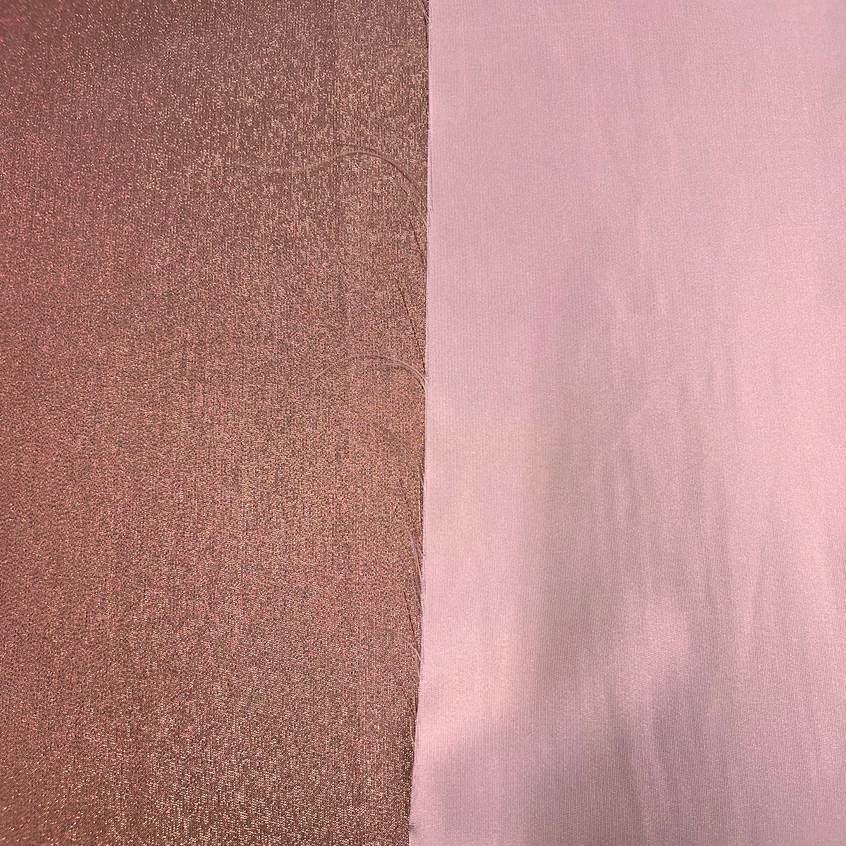 Iridescent Glitter Lurex Faux Satin Fabric | Spandex Palace