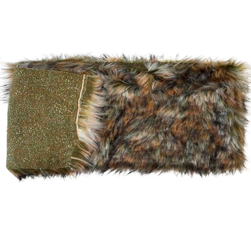 Three Tone Shaggy Faux Fur Fabric