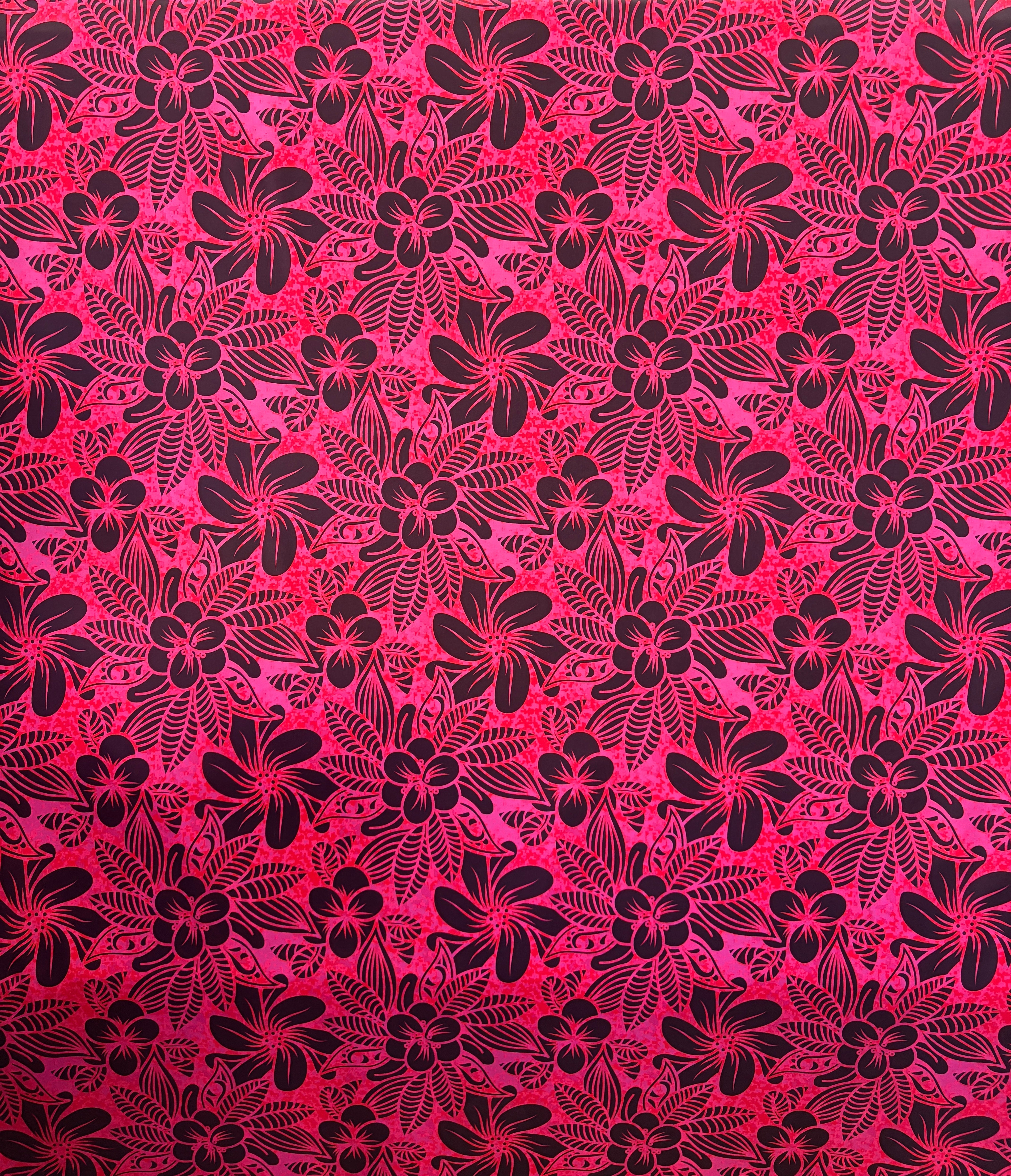 Tiare Tropical Bloom Polyester Knit Spandex Fabric | Islands Fabric