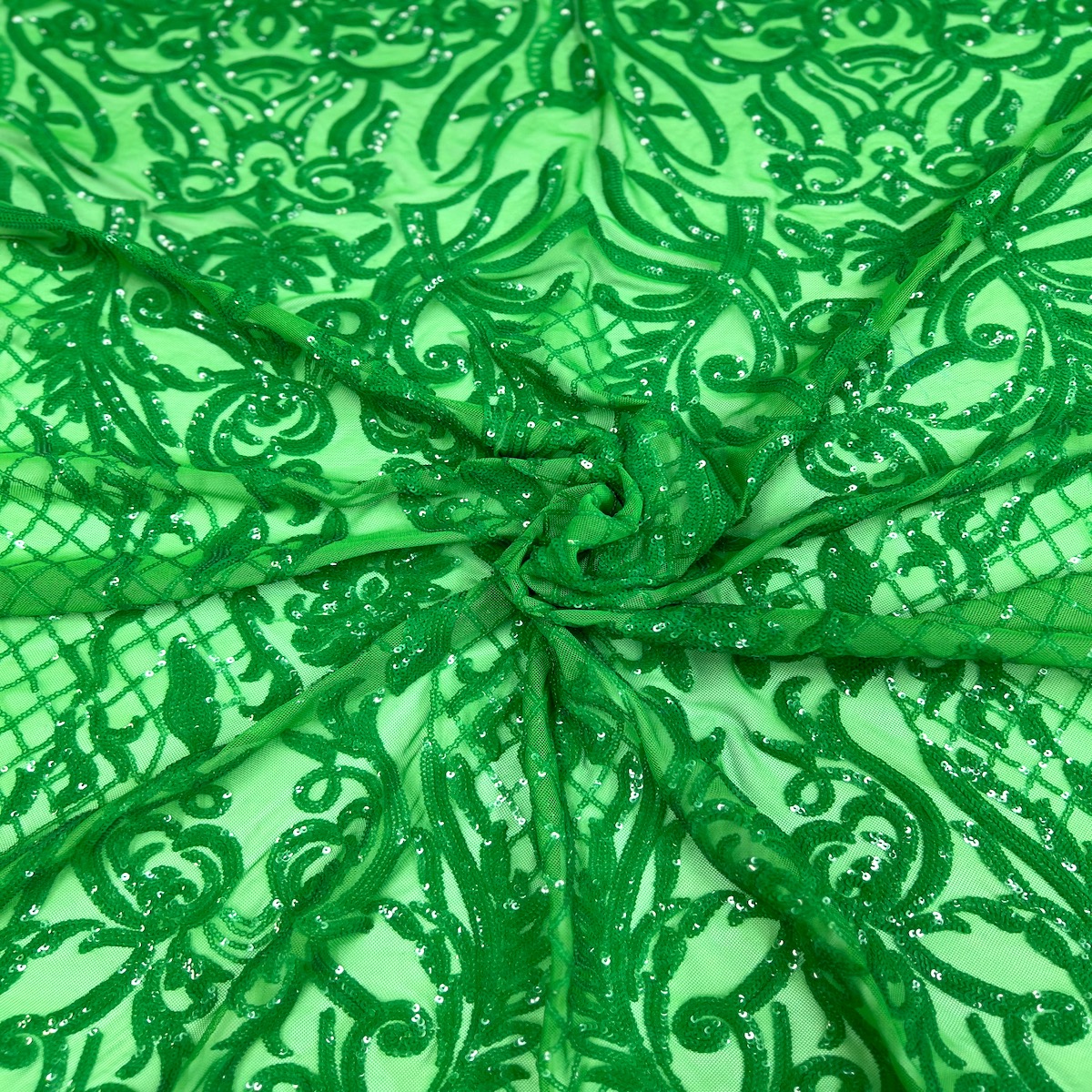 Luna Stretch Sequins Fabric | Spandex Palace