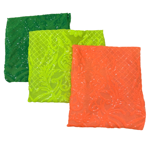Luna Stretch Sequins Fabric | Spandex Palace