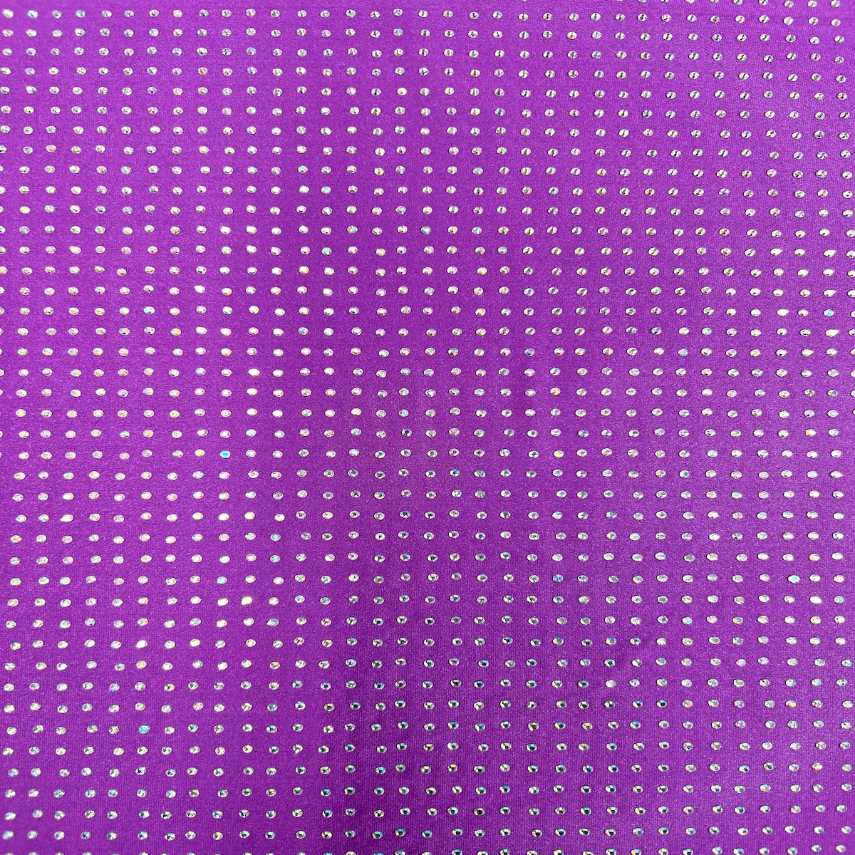 Iridescent AB Rhinestone | Spandex Fabric