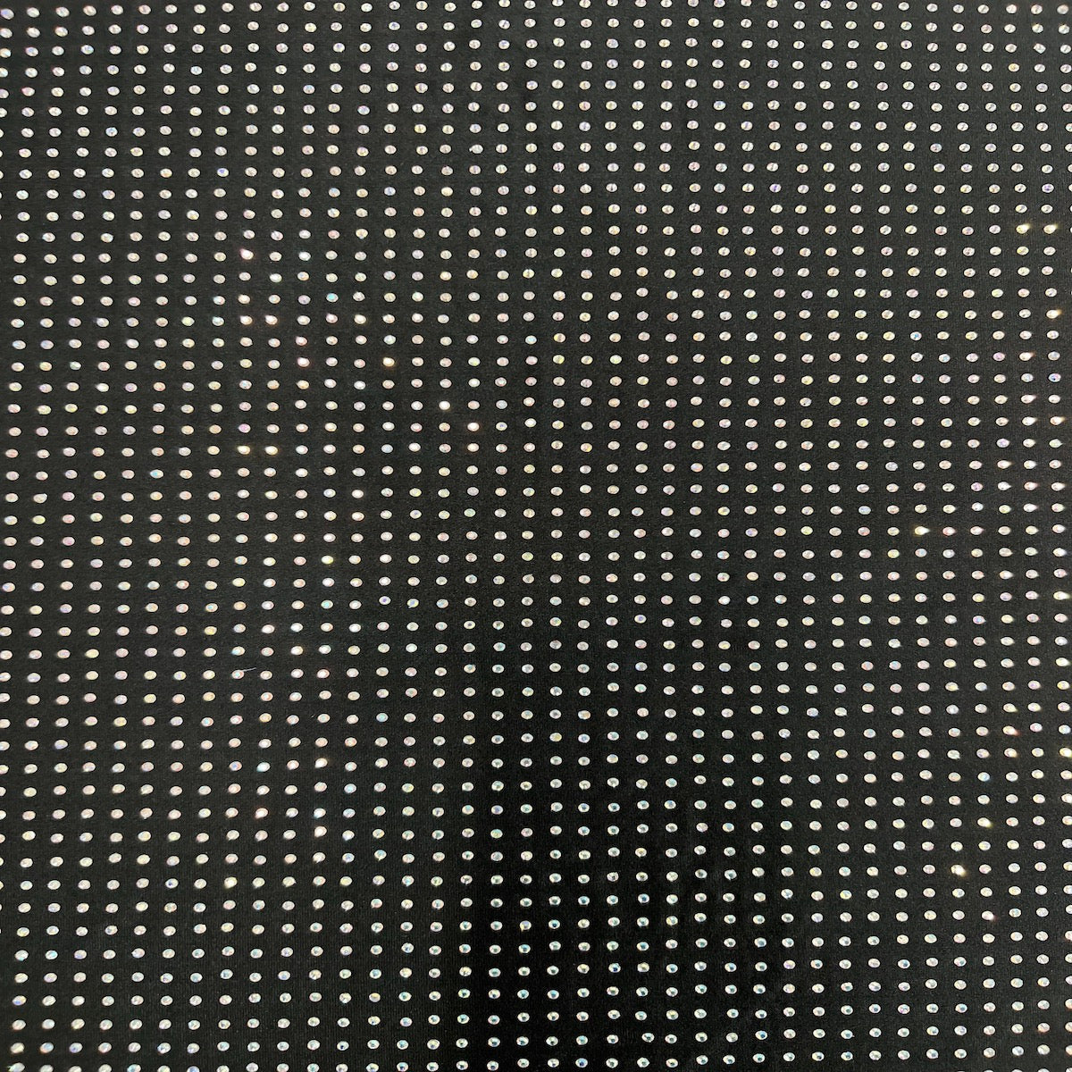 Iridescent AB Rhinestone | Spandex Fabric