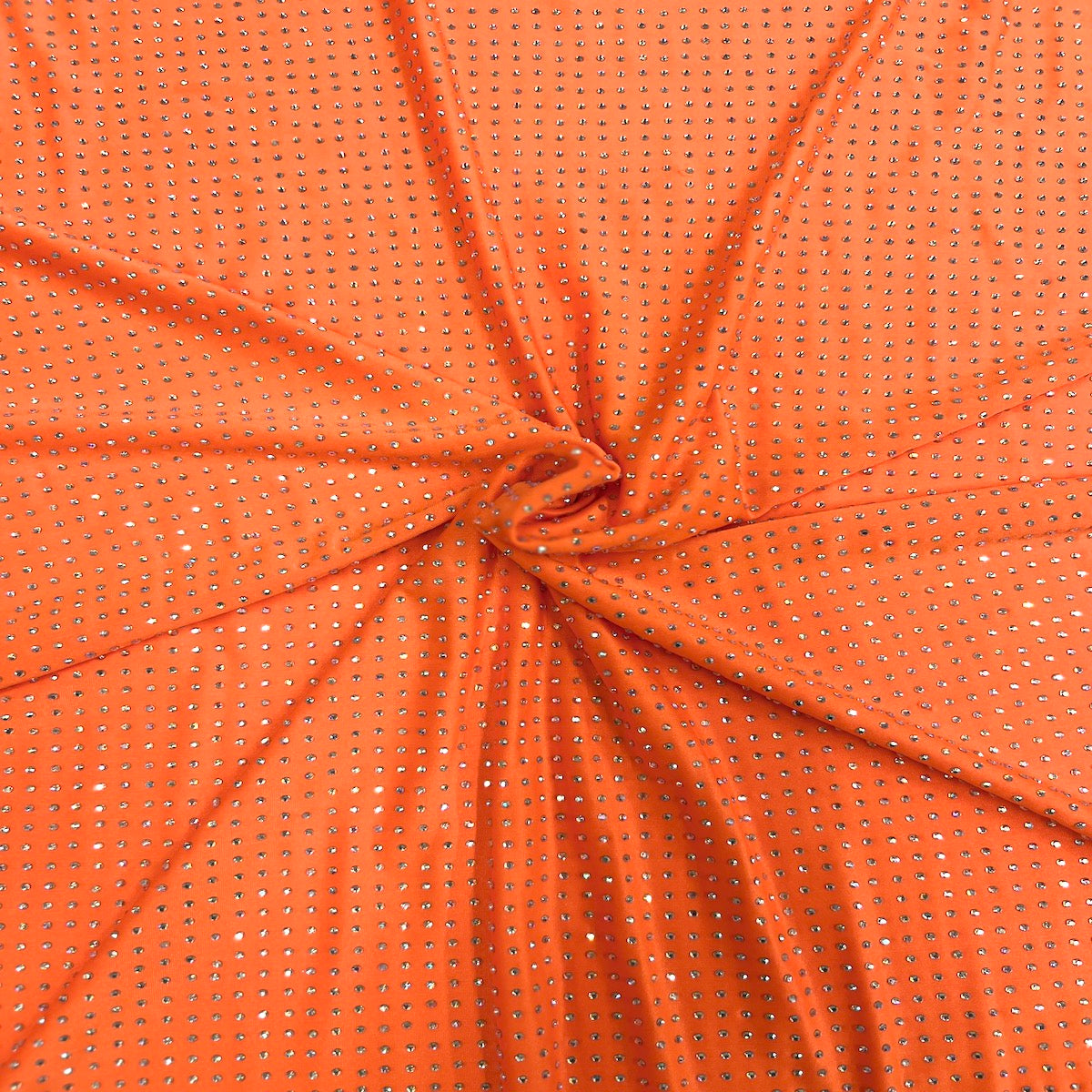 Iridescent AB Rhinestone | Spandex Fabric