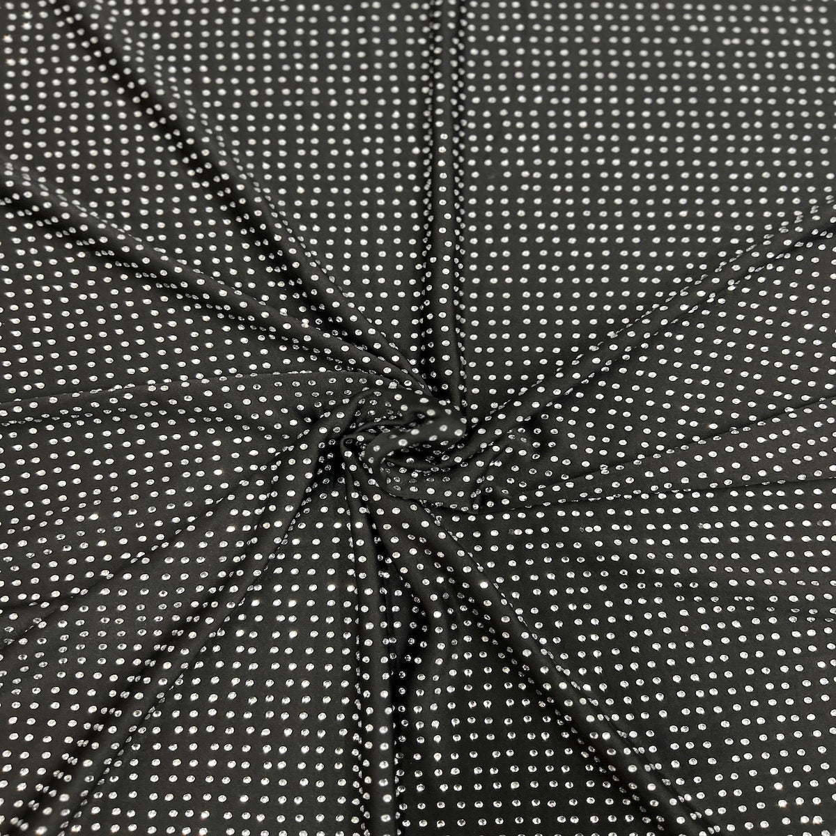 Iridescent AB Rhinestone | Spandex Fabric