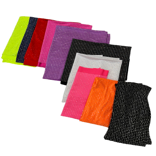 Iridescent AB Rhinestone | Spandex Fabric