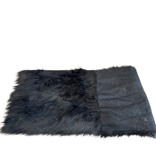 Husky Print Long Pile Shaggy Faux Fur Fabric